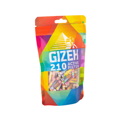 GIZEH Rainbow Active Filter 6 mm schräge Bag-Ansicht
