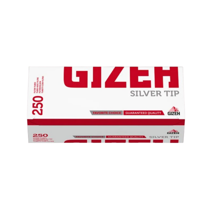 GIZEH Silver Tip Filterhülsen 250 Stück in Box