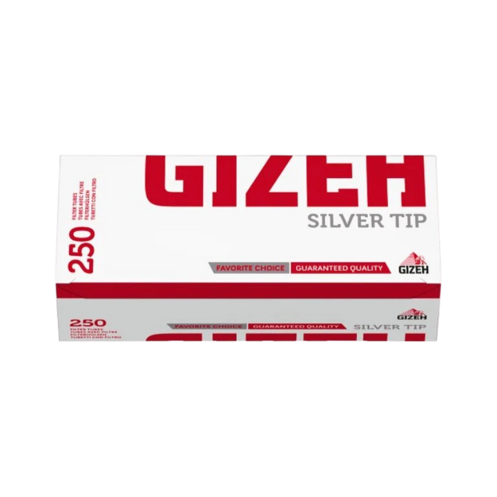 GIZEH Silver Tip Filterhülsen 250 Stück in Box