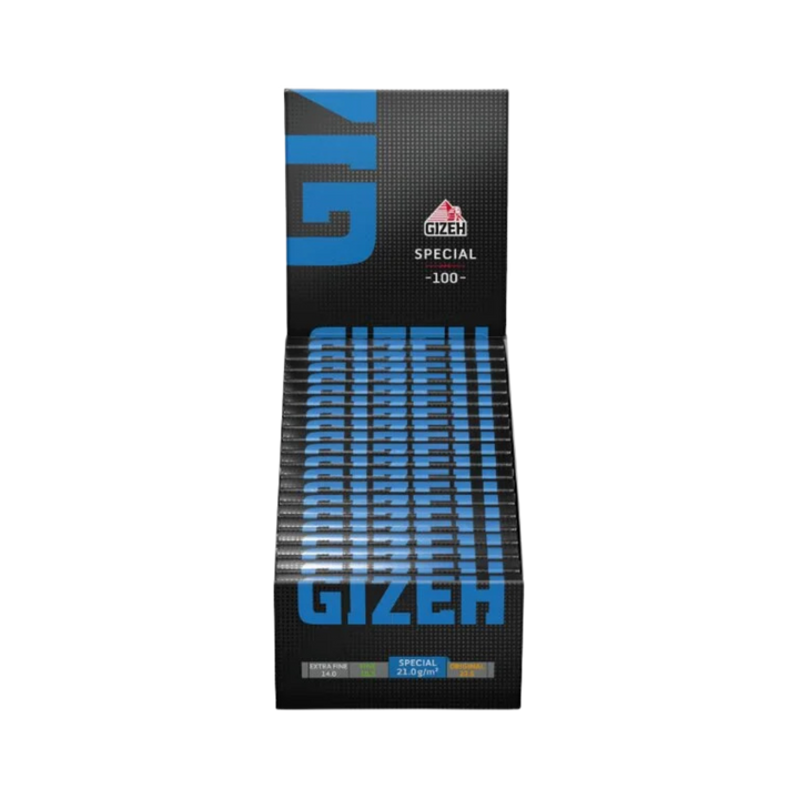 GIZEH Special Black Display mit 20 Packungen à 100 Blatt