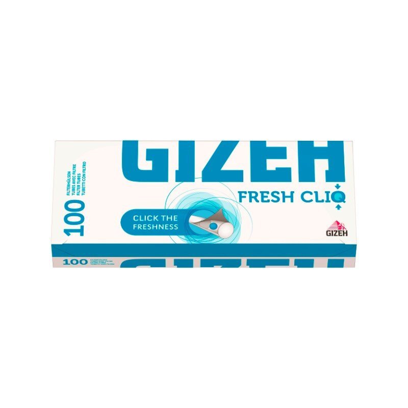 GIZEH - Tubes / Hülsen - Fresh Cliq Mint - Box - 100 Stück kaufen bei rauchwerk.ch