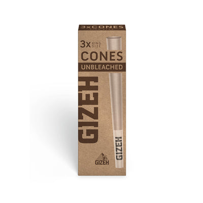 GIZEH Unbleached Cones vorgedrehte Hülsen, 24 x 3 Stück