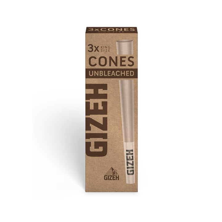 GIZEH Unbleached Cones vorgedrehte Hülsen, 24 x 3 Stück