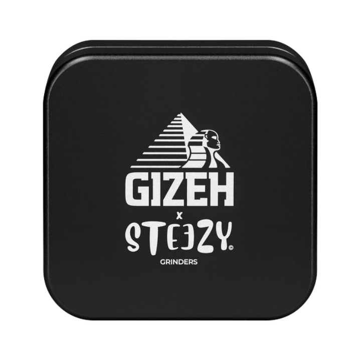 Grinder GIZEH x STEEZY noir, 2 pièces, 55 mm