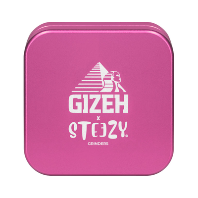 GIZEH x STEEZY Grinder 2-teilig 63 mm in Pink bei Rauchwerk