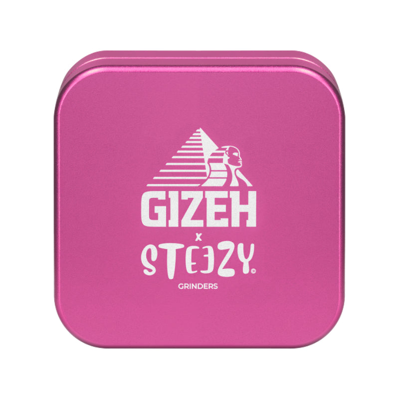 GIZEH x STEEZY Grinder in Pink, 2-teilig, 63 mm