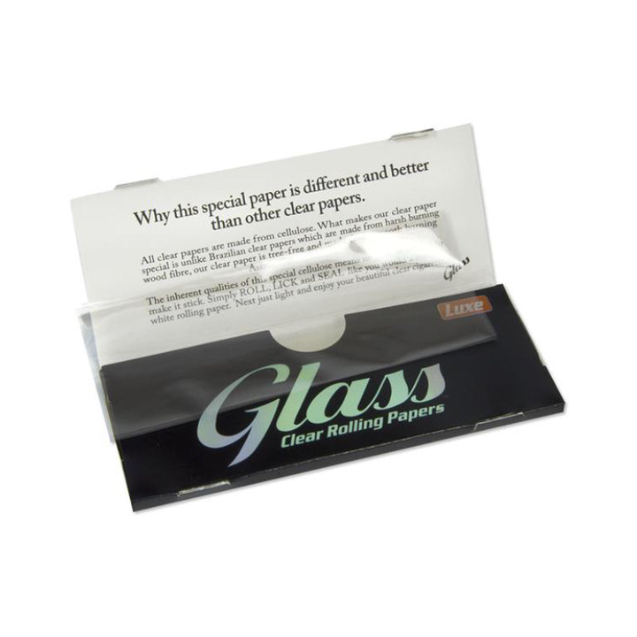 Glass Clear King Size Blättchen, 40 Stück