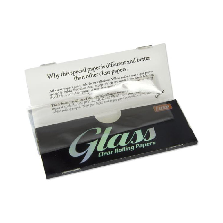 Glass Clear King Size Blättchen, 40 Stück