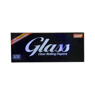 Glass Clear King Size Blättchen, 40 Stück