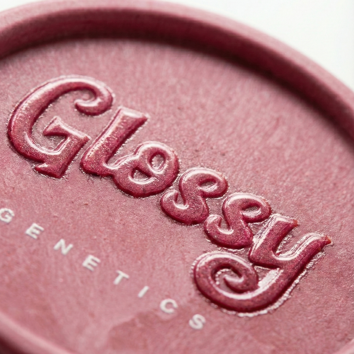 Glossy Grinder in Baggy-Verpackung mit Sichtfenster