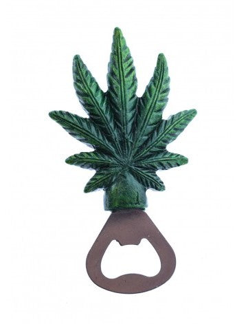 Green Leaf Flaschenöffner im Hanfblatt-Design