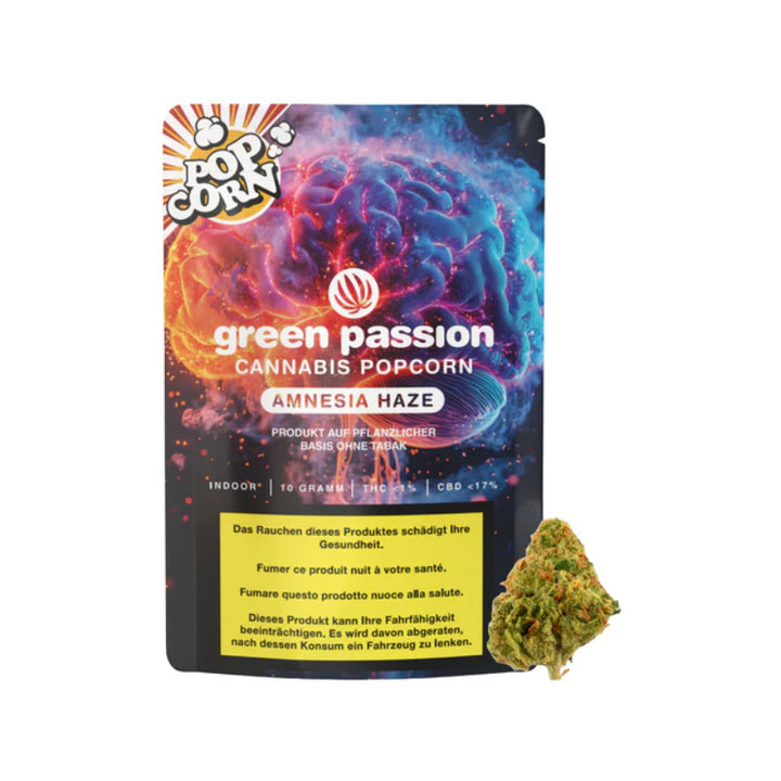 Green Passion Amnesia Popcorn – CBD-Blüten, 10 g, Ansicht 1