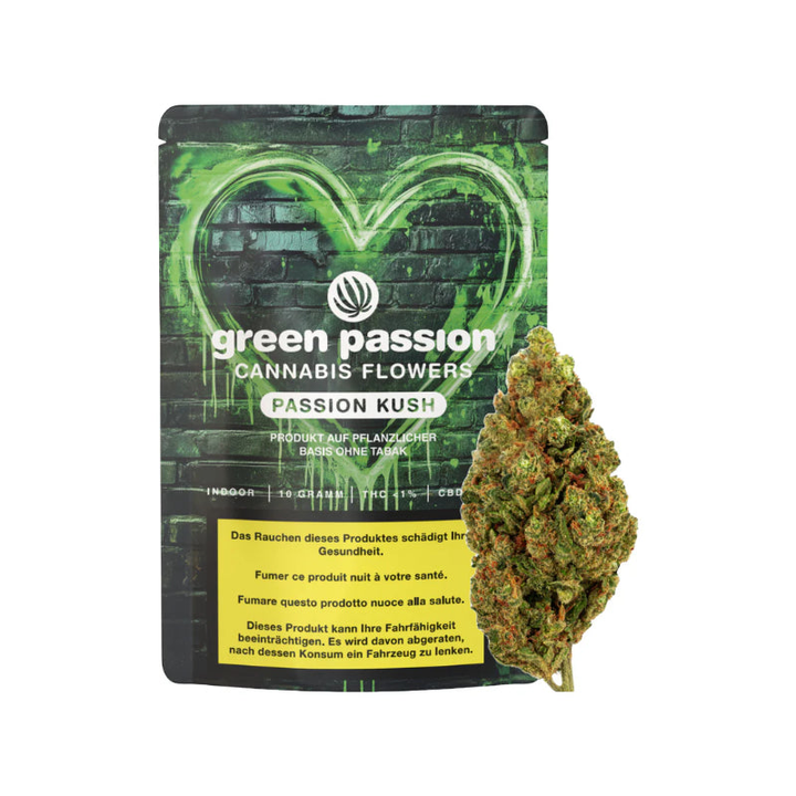 Green Passion Passion Kush Indoor – CBD-Blüten, 2 g, Ansicht 1