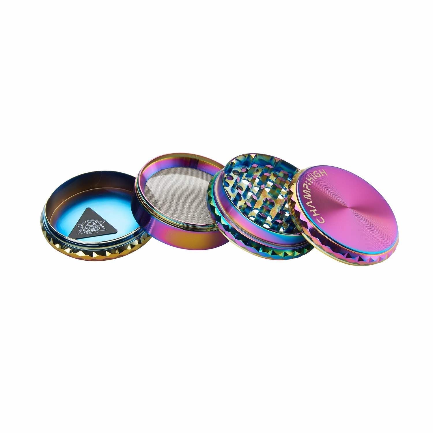 Grinder Big Rainbow - 65mm - 4 Layers kaufen bei rauchwerk.ch