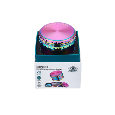 Grinder Big Rainbow - 65mm - 4 Layers kaufen bei rauchwerk.ch