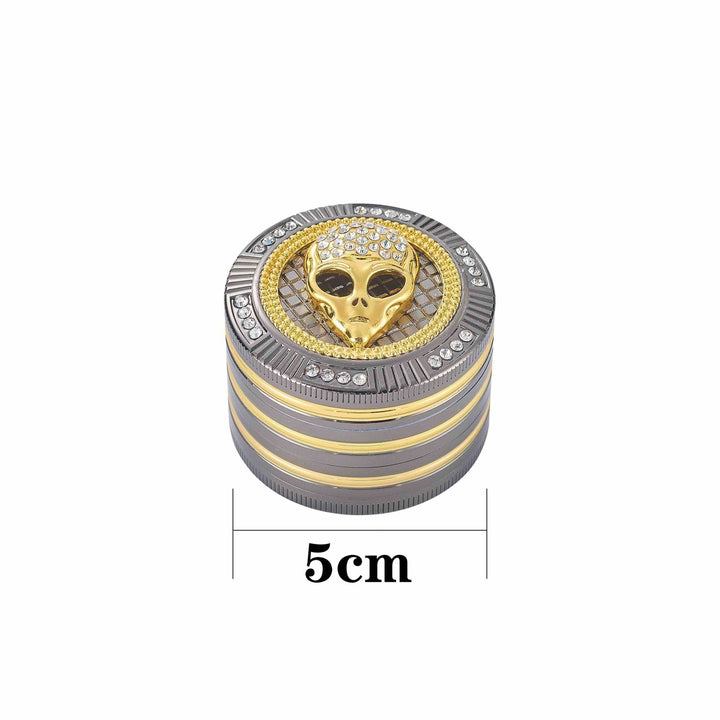 Grinder Bling Bling Alien - 50mm - 4 Layers kaufen bei rauchwerk.ch