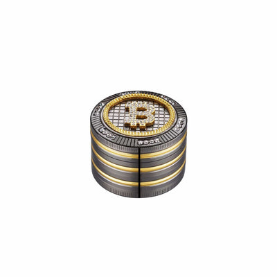 Grinder Bling Bling Bitcoin - 50mm - 4 Layers kaufen bei rauchwerk.ch