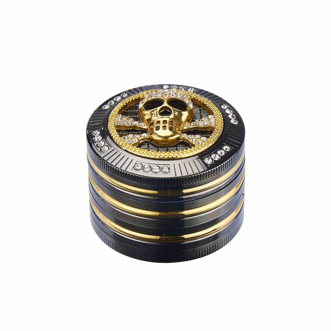 Grinder Bling Bling Skull - 50mm - 4 Layers kaufen bei rauchwerk.ch