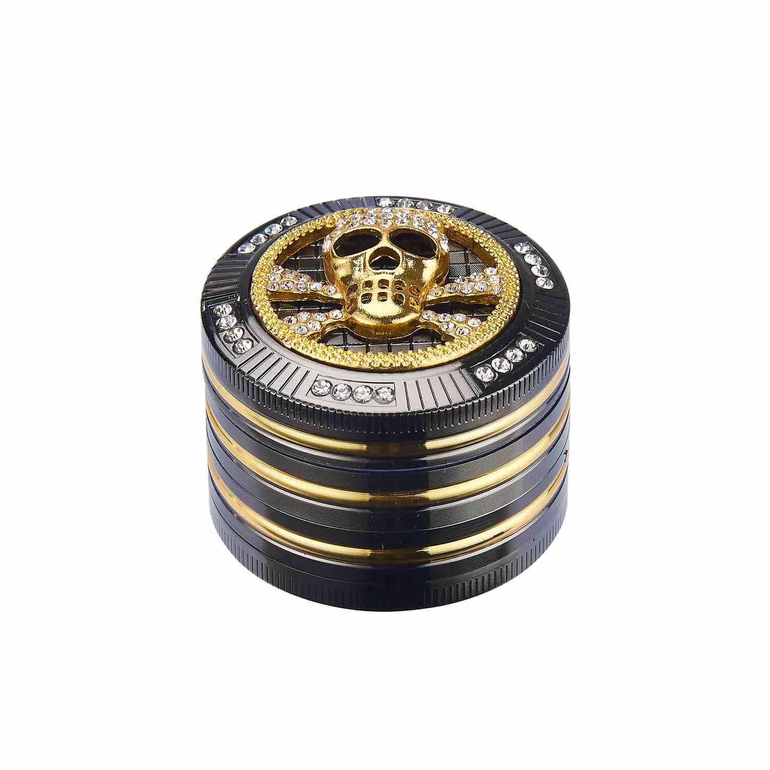 Grinder Bling Bling Skull - 50mm - 4 Layers kaufen bei rauchwerk.ch