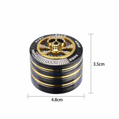 Grinder Bling Bling Skull - 50mm - 4 Layers kaufen bei rauchwerk.ch