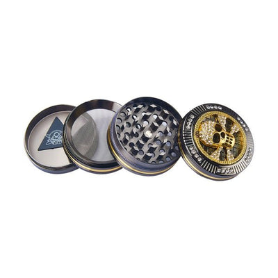 Grinder Bling Bling Skull - 50mm - 4 Layers kaufen bei rauchwerk.ch