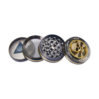 Grinder Bling Bling Skull - 50mm - 4 Layers kaufen bei rauchwerk.ch