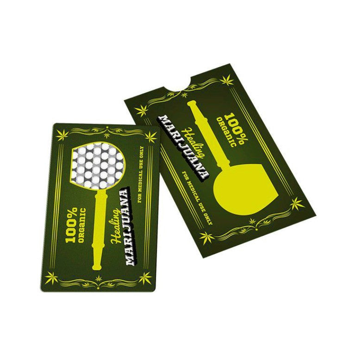 V Syndicate Grinder Card Marijuana – Reibe in Kreditkarten-Format