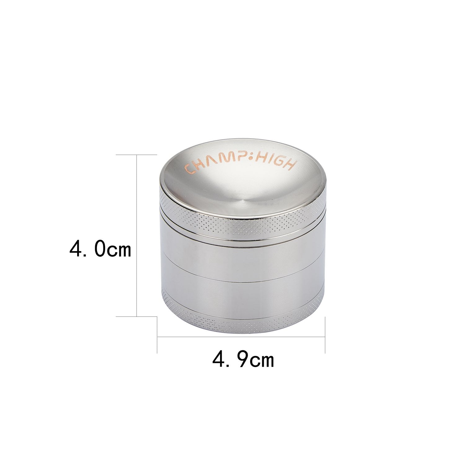 Grinder Curved - 50mm - 4 Layers kaufen bei rauchwerk.ch