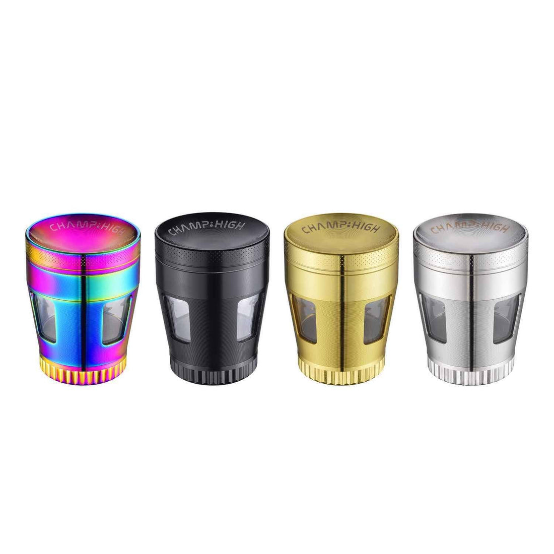 Grinder Curved Window - 50mm - 4 Layers kaufen bei rauchwerk.ch