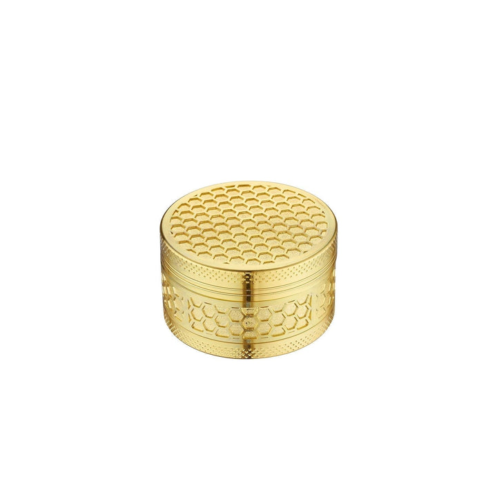 Grinder Golden Honeycomb - 50mm - 3 Layers kaufen bei rauchwerk.ch