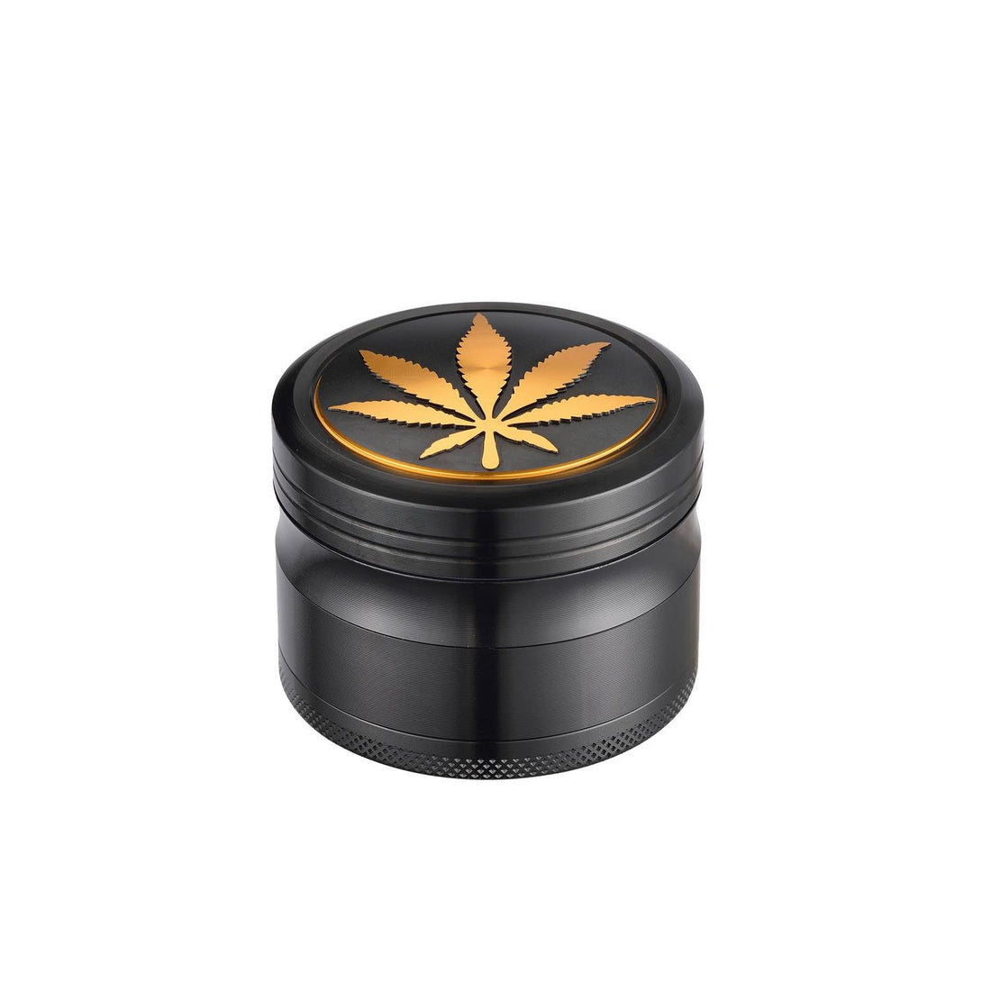 Grinder Golden Leaf - 63mm - 4 Layers kaufen bei rauchwerk.ch