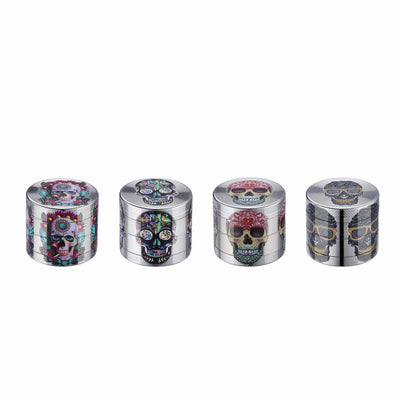 Grinder Mini Skull - 40mm - 4 Layers kaufen bei rauchwerk.ch