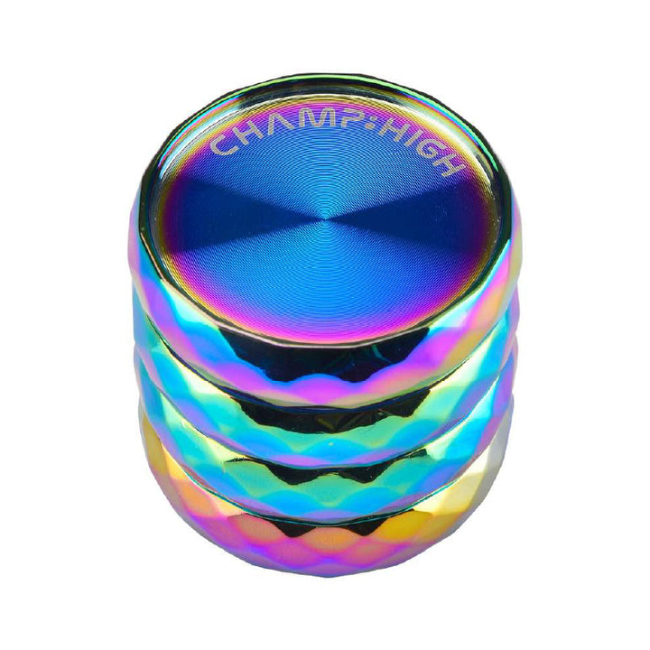 Grinder Champ High Rainbow Diamond, 4 parti, 40 mm – macinino per erbe