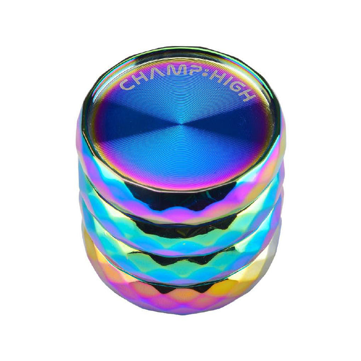 Champ High Grinder Rainbow Diamond, 4-teilig, 40 mm – Kräutermühle