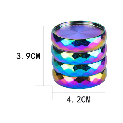 Champ High Grinder Rainbow Diamond, 4-teilig, 40 mm – Kräutermühle