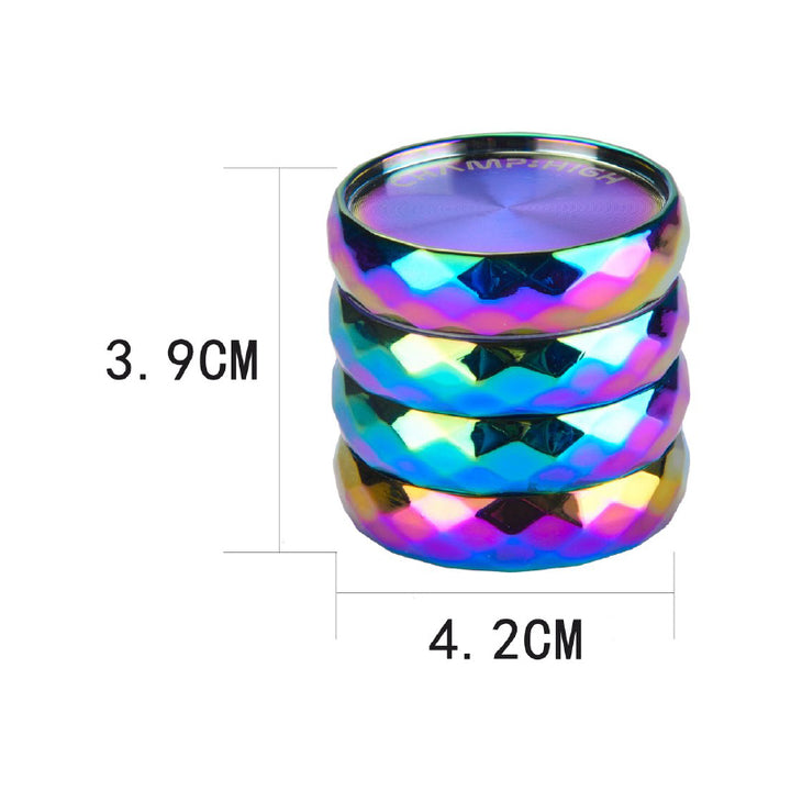 Champ High Grinder Rainbow Diamond, 4-teilig, 40 mm – Kräutermühle