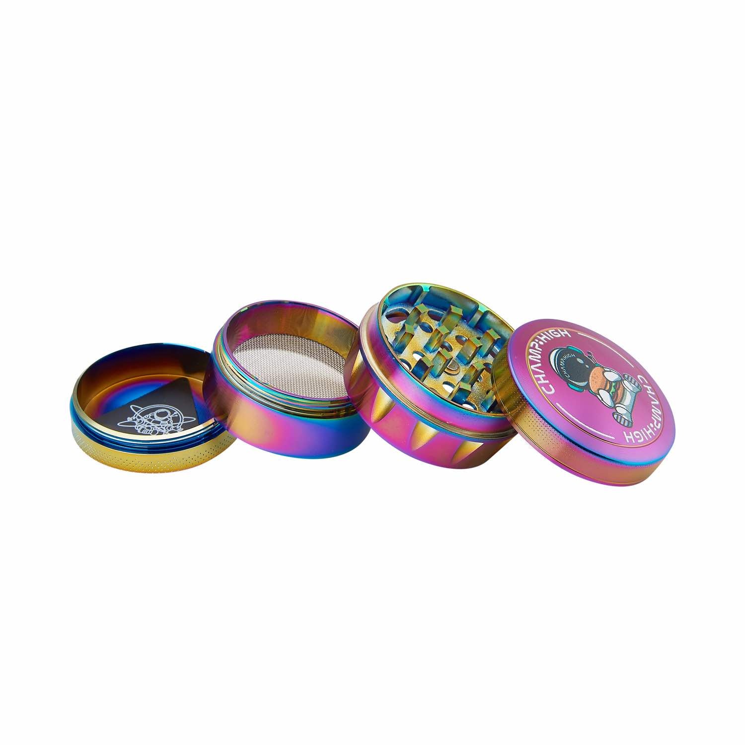 Grinder Rainbow Highman - 40mm - 4 Layers kaufen bei rauchwerk.ch