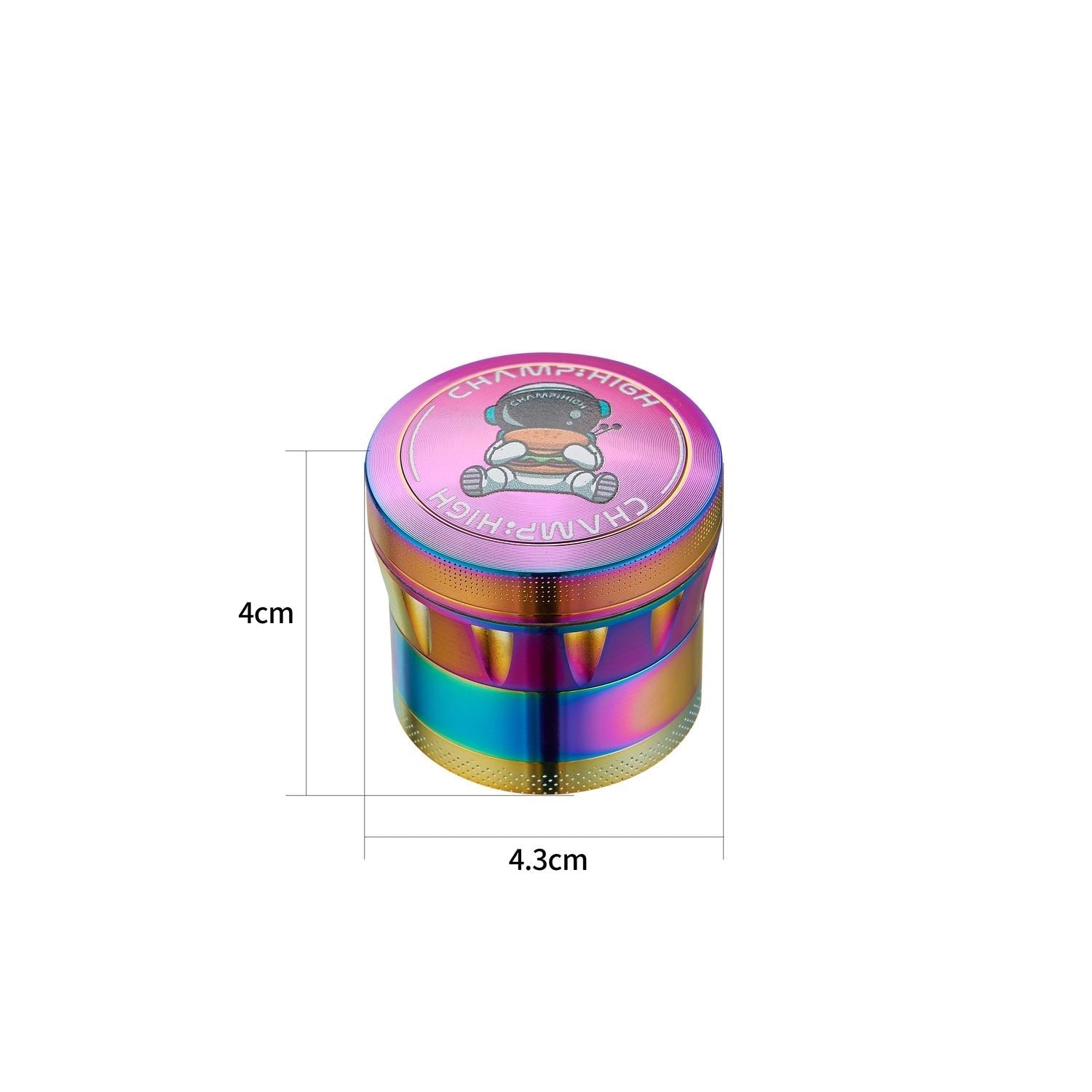 Grinder Rainbow Highman - 40mm - 4 Layers kaufen bei rauchwerk.ch