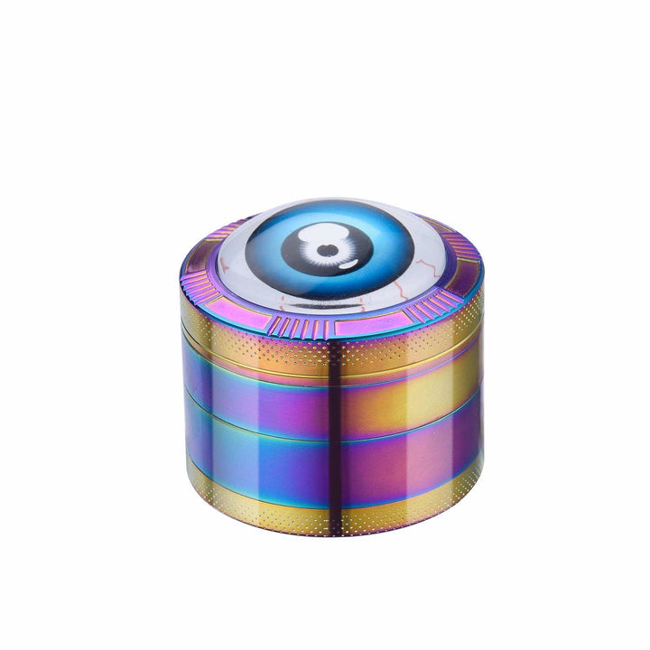 Red Eyes Rainbow Grinder in Blau, 4-teilig, 50 mm