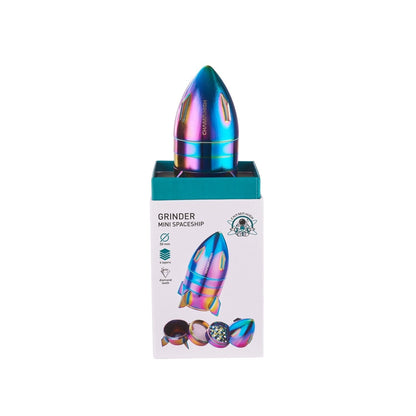 Grinder Spaceship - Rainbow - 50mm - 4 Layers kaufen bei rauchwerk.ch