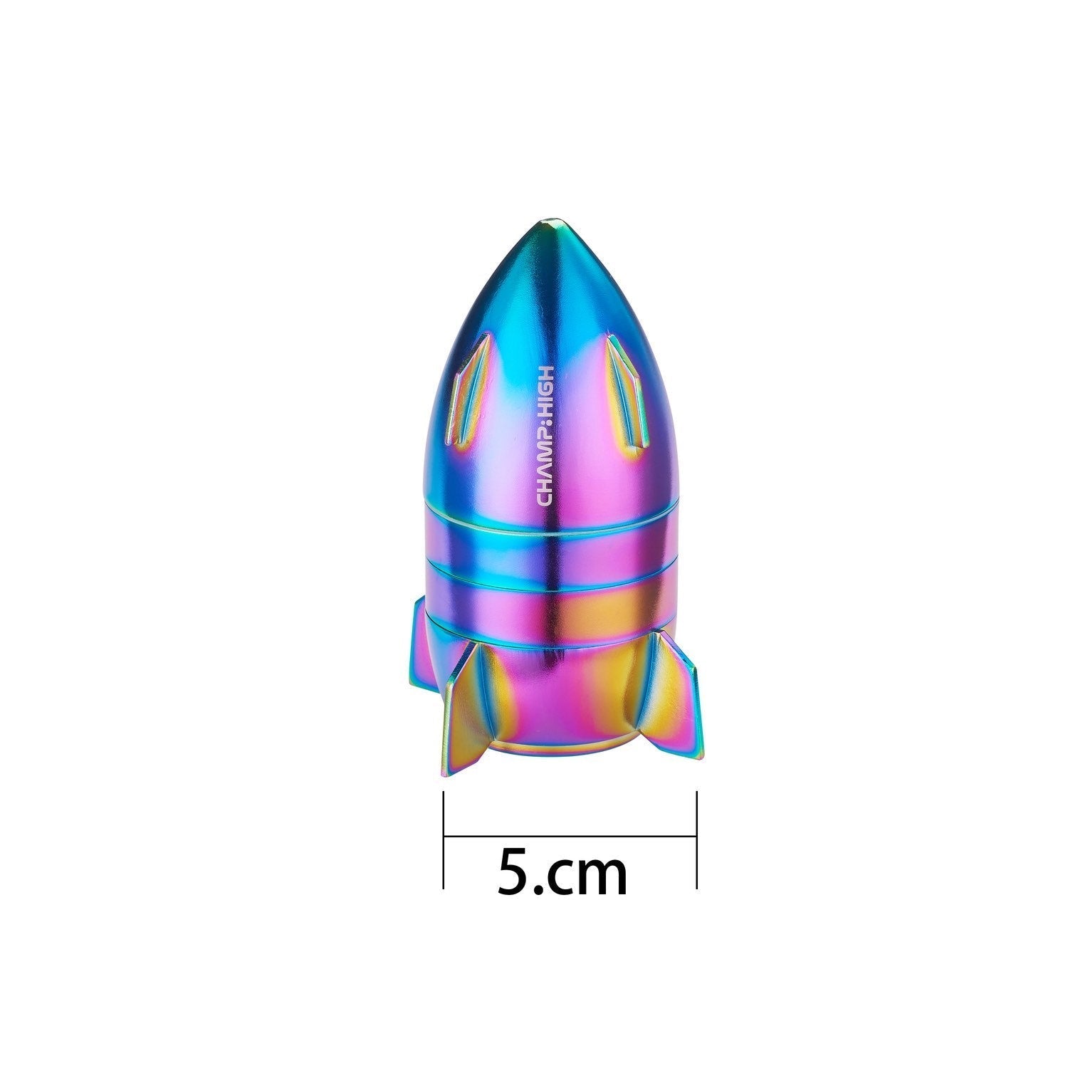 Grinder Spaceship - Rainbow - 50mm - 4 Layers kaufen bei rauchwerk.ch
