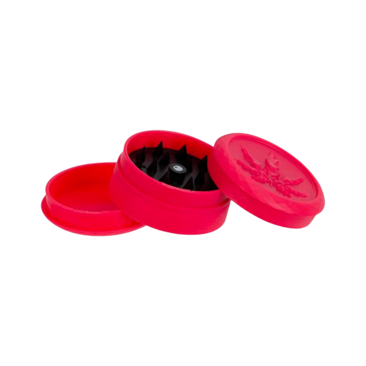 Kunststoff Grinder Soft Touch Neon 50mm, 3-teilig