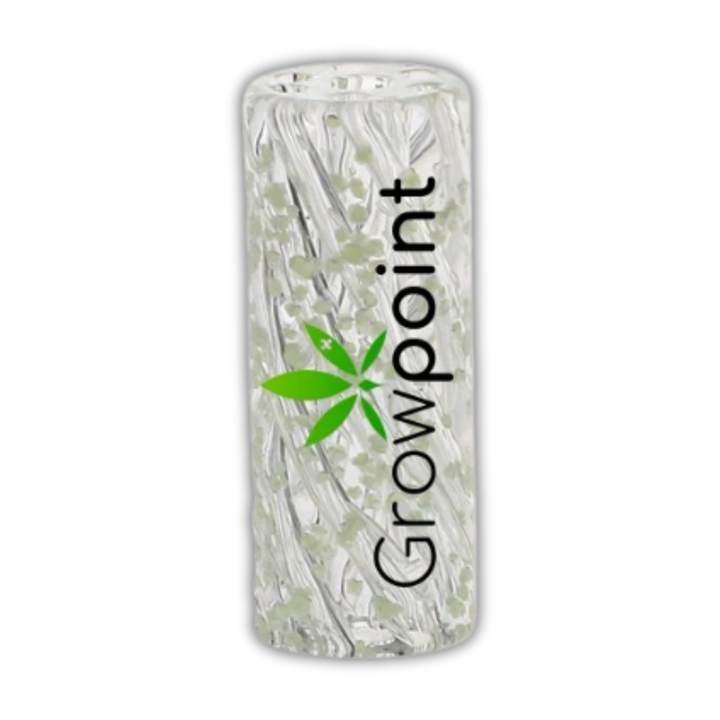 Growpoint Spiral Glass Tip fluoreszierend 7-Loch 10 mm