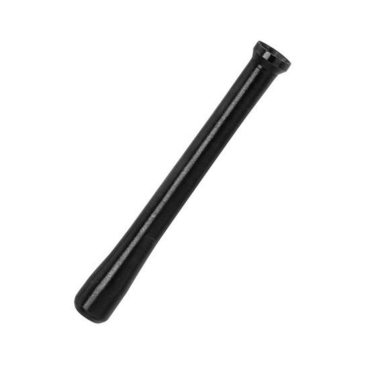 Schwarzes eloxiertes Metall Ziehrohr 65 mm für Schnupftabak