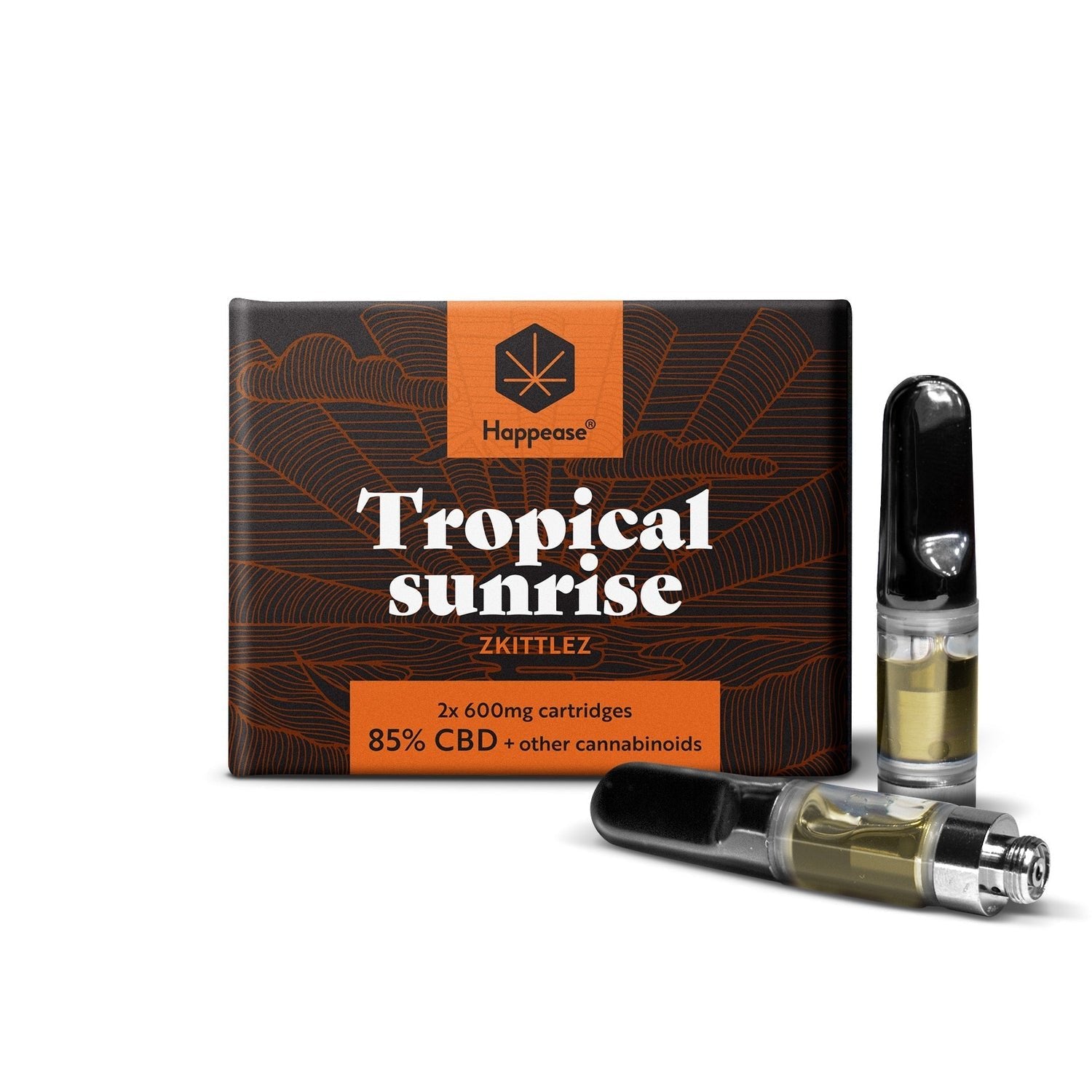 Happease CBD Vape Refills Tropical Sunrise 85% CBD