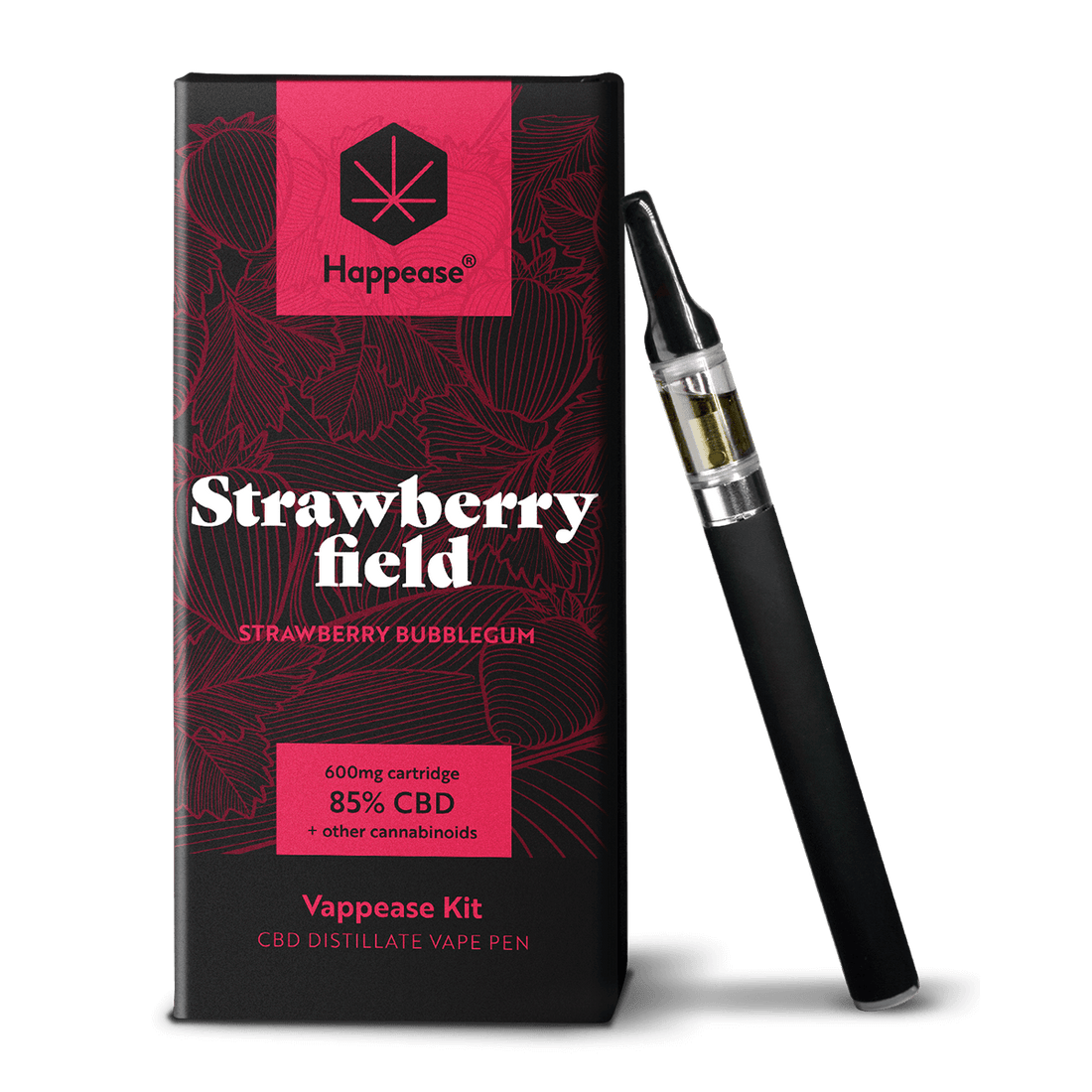 Happease - Vaping Starter Kit 85% CBD - Strawberry Field kaufen bei rauchwerk.ch