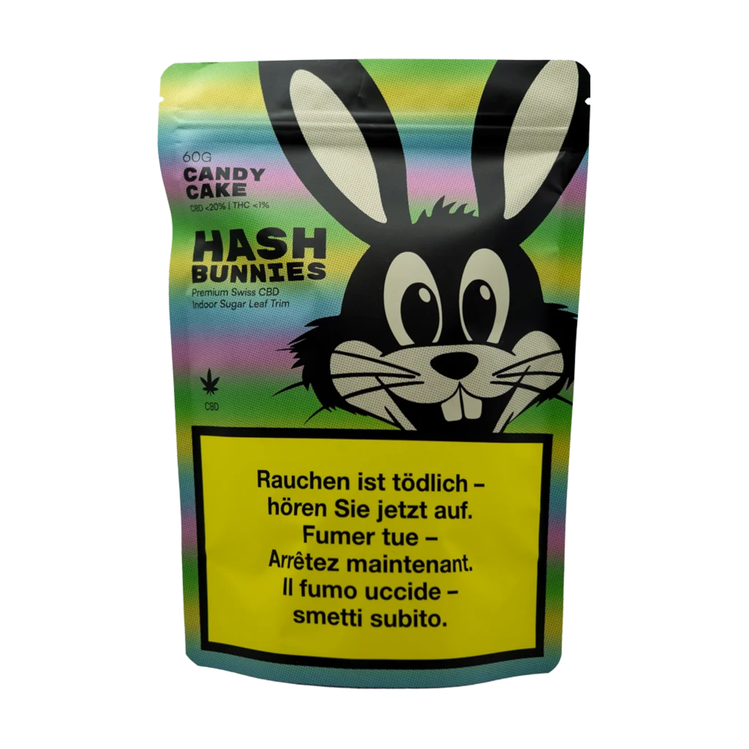 Hash Bunnies Candy Cake CBD Indoor Trim 60g Beutel