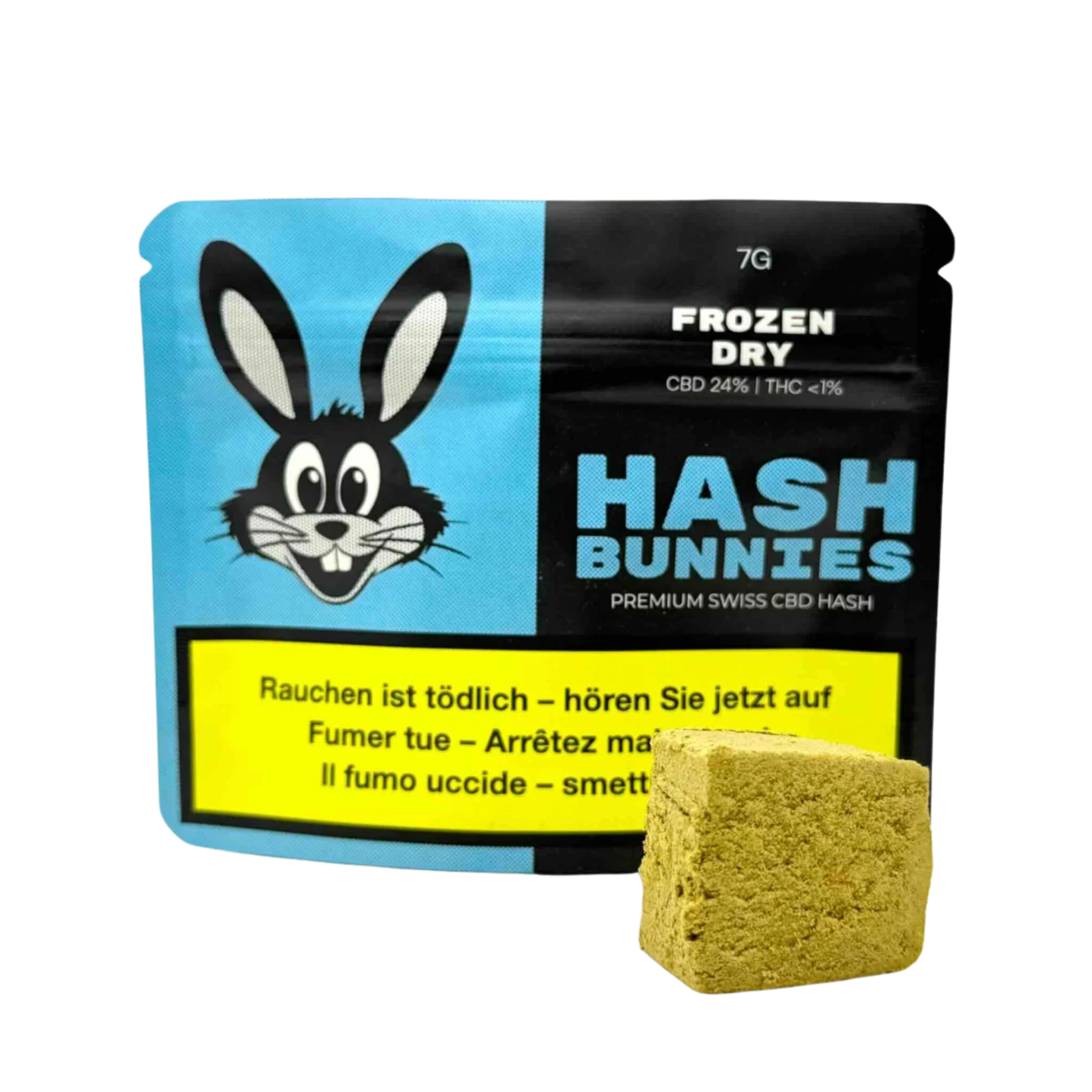 Hash Bunnies Frozen Dry Premium Swiss CBD Hash 7g
