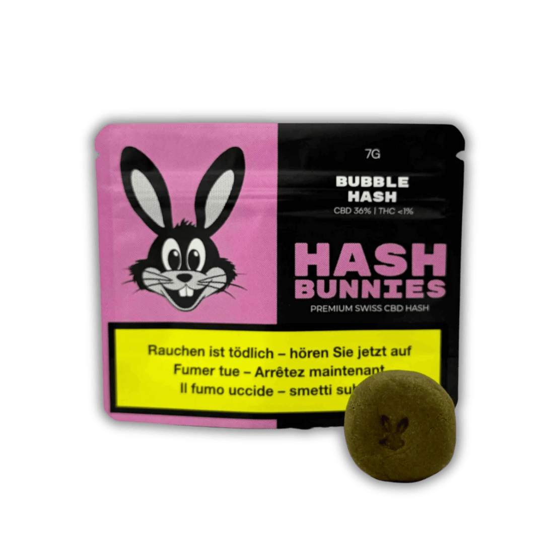 Hash Bunnies - Premium Swiss CBD Hash - Bubble Hash - 7g kaufen bei rauchwerk.ch
