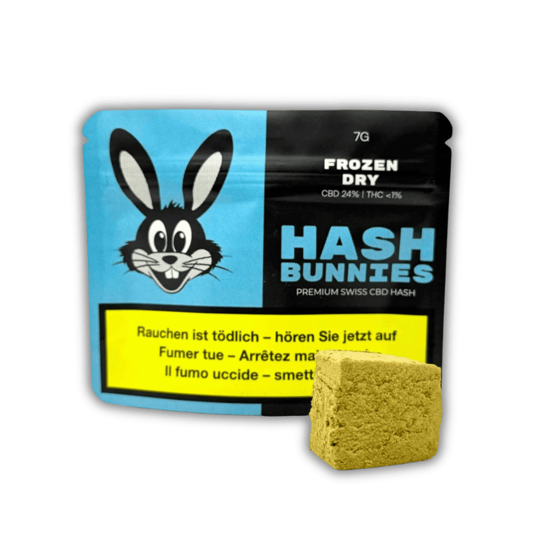Hash Bunnies - Premium Swiss CBD Hash - Frozen Dry - 7g kaufen bei rauchwerk.ch